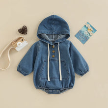 Load image into Gallery viewer, Carter Denim Hoodie
