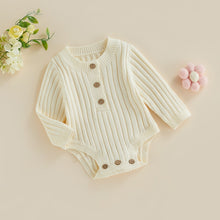 Load image into Gallery viewer, Ribbed Sweater Romper
