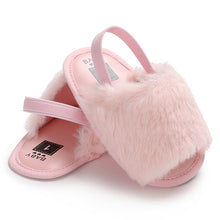 Load image into Gallery viewer, Girls Fuzzy Sandals
