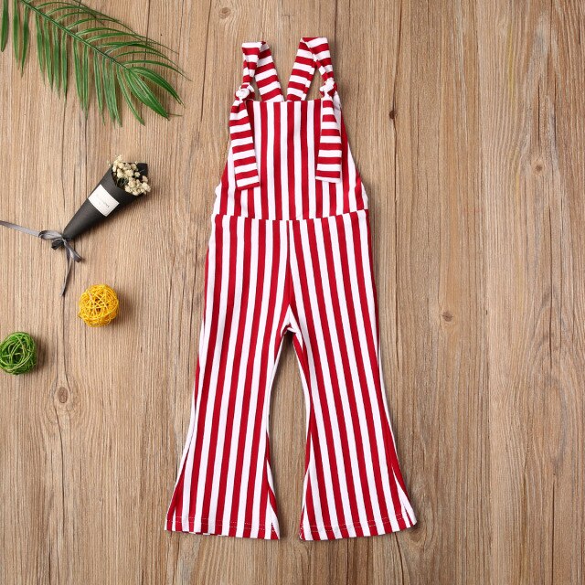 Striped Bell- Bottom Jumpsuit (More Colors)
