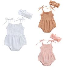 Load image into Gallery viewer, Leea Romper + Headband (More Colors)
