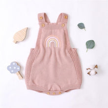 Load image into Gallery viewer, Rainbow Knitted Romper
