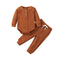 Load image into Gallery viewer, Knitted Romper Set
